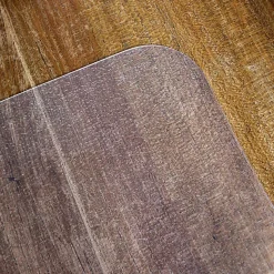 Floortex® Valuemat® Basic Vinyl Lipped Chair Mat for Hard Floors, 36" x 48", Clear