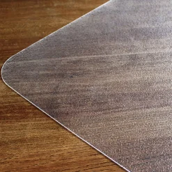 Floortex® Valuemat® Basic Vinyl Lipped Chair Mat for Hard Floors, 36
