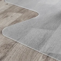 Floortex® Valuemat® Vinyl Lipped Chair Mat For Hard Floors , 47