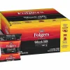 Folgers® Black Silk Coffee Single-Serve Packs, Dark Roast, 1.4 Oz Per Bag, Carton Of 40