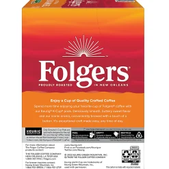 Folgers Buttery Caramel Keurig Single Serve K-Cup Pods, 24 Pods Per Pack, Case Of 4 Packs