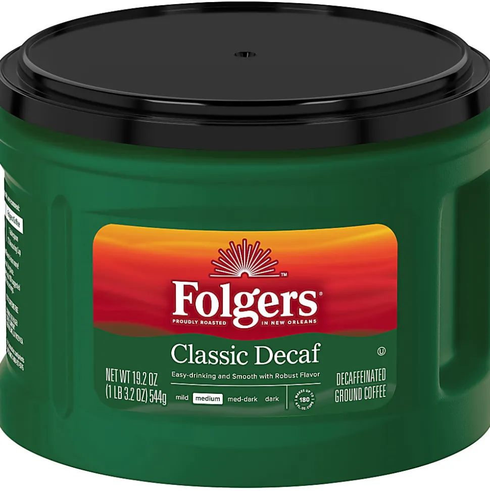 Folgers® Classic Decaf Coffee Medium, 19.2 oz Per Canister