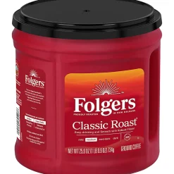Folgers® Classic Roast Ground Coffee, Medium - 25.9 oz - 1 Each