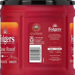 Folgers® Classic Roast Ground Coffee, Medium - 25.9 oz - 1 Each