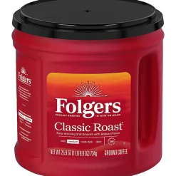 Folgers® Classic Roast Ground Coffee, Medium - 25.9 oz - 1 Each