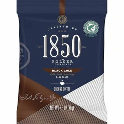 Folgers® 1850 Coffee Fraction Single-Serve Packs, Black Gold, Carton Of 24