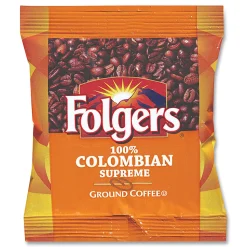 Folgers® 100% Colombian Pouch Coffee, 1.75 Oz., Carton Of 42 Bags