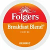 Folgers® K-Cup Breakfast Blend Coffee K-Cup Pods - Compatible with Keurig K-Cup Brewer - Light/Mild - 24 K-Cup - 24 / Box
