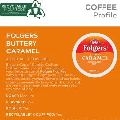 Folgers® Keurig® Single Serve K-Cup® Pods, Buttery Caramel, 24ct