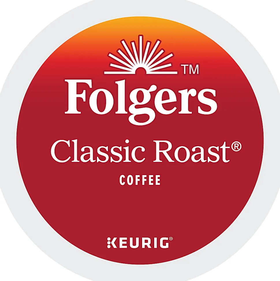 Folgers® Single-Serve Coffee K-Cup®, Classic Roast, Carton Of 96, 4 x 24 Per Box