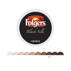 Folgers® Single-Serve Coffee K-Cup® Pods, Black Silk, Carton Of 24