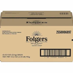 Folgers® Single-Serve Coffee Packets, Medium Roast, Special Roast®, Carton Of 42