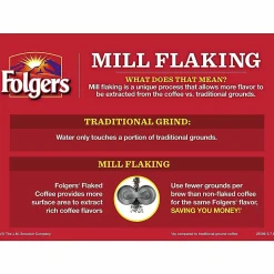 Folgers® Single-Serve Coffee Packets, Classic Roast, Carton Of 42