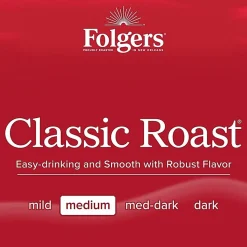 Folgers® Single-Serve Coffee Packets, Classic Roast, Carton Of 40