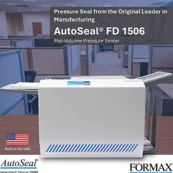 Formax AutoSeal FD1506 Desktop Pressure Sealer, Gray