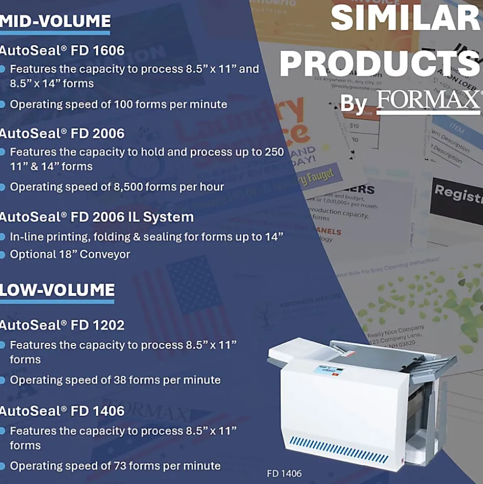 Formax AutoSeal FD1506 Desktop Pressure Sealer, Gray