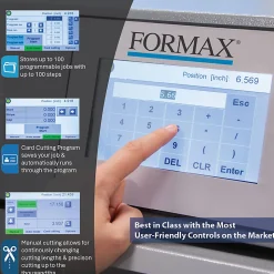 Formax Cut-True 29A Automatic Electric Guillotine Paper Cutter With LED Laser Line, 20-1/2