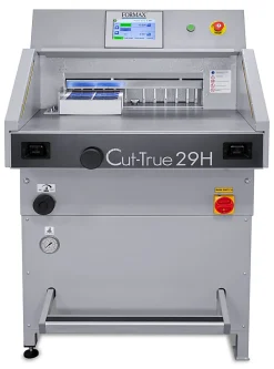 Formax Cut-True 29H Hydraulic Automatic Guillotine Paper Cutter With LED Laser Line, 20-1/2