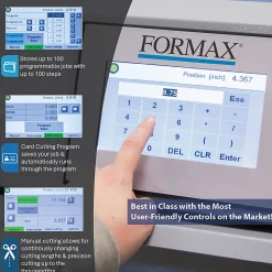 Formax Cut-True 29H Hydraulic Automatic Guillotine Paper Cutter With LED Laser Line, 20-1/2