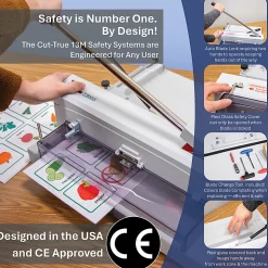 Formax Cut-True 13M Guillotine Paper Cutter With LED Laser Line, 14.5