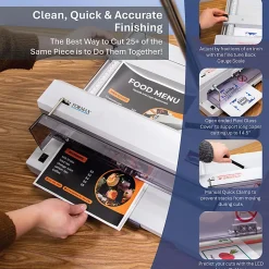 Formax Cut-True 13M Guillotine Paper Cutter With LED Laser Line, 14.5