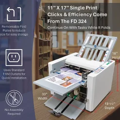 Formax FD 324 Automatic Desktop Paper & Letter Folder