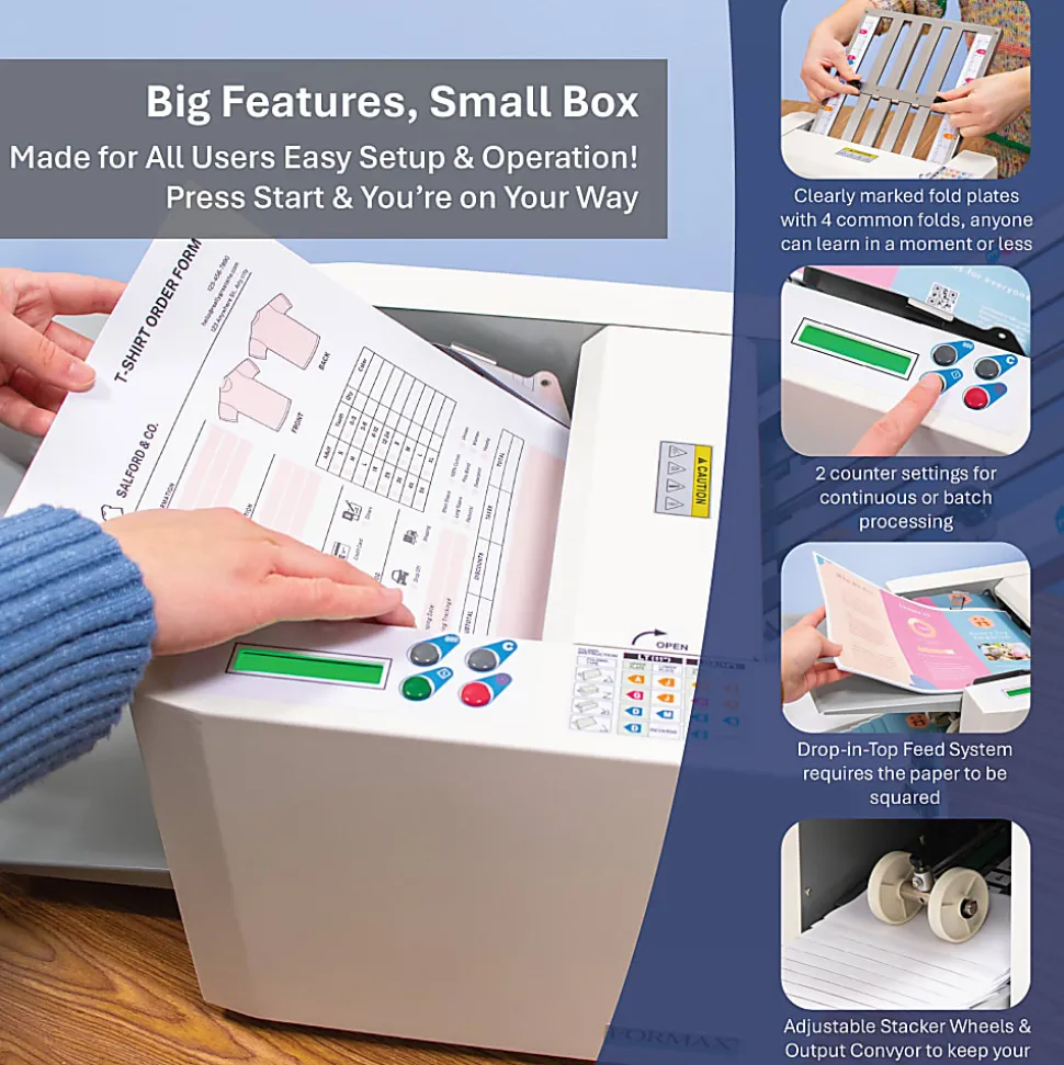 Formax FD 300 Automatic Desktop Paper & Letter Folder