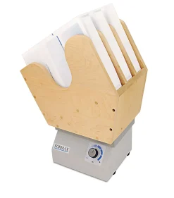 Formax FD 402P3 3 Bin Desktop Paper Jogger, 21”H x 7-3/4”W x 19”D