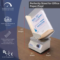 Formax FD 402P1 Single Bin Desktop Paper Jogger