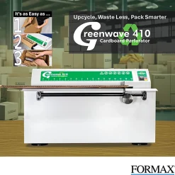 Formax Greenwave 410 Tabletop Cardboard Perforator, White
