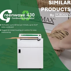 Formax Greenwave 410 Tabletop Cardboard Perforator, White