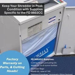 Formax OnSite 35-Sheet Cross-Cut Shredder, FD 8602CC