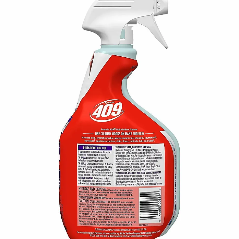 Formula 409 Multi-Surface Cleaner - 32 fl oz - Original Scent - White, Red Spray Bottle - 9/Carton - 31220CT