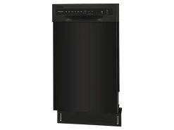 Frigidaire 18'' Built-In Dishwasher - 18" - Built-in - 8 Place Settings - 6 Cycles - Direct Feed Wash System - 2 Wash Arms - 52 dB(A) - Black