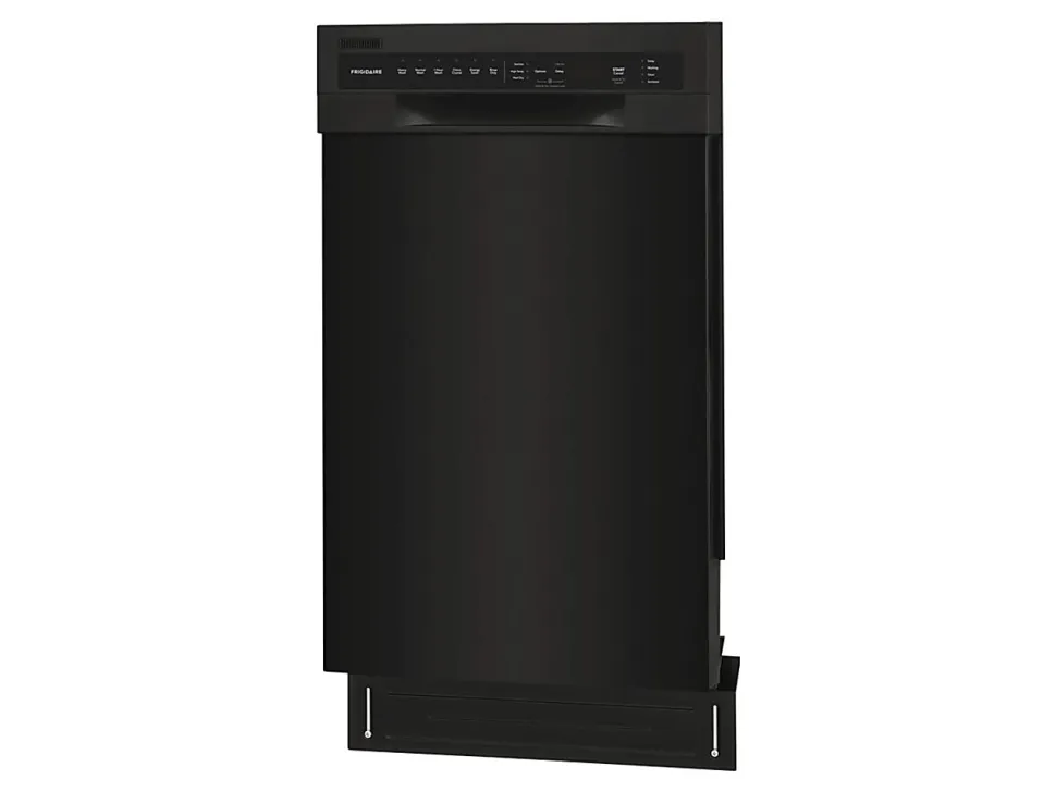 Frigidaire 18'' Built-In Dishwasher - 18" - Built-in - 8 Place Settings - 6 Cycles - Direct Feed Wash System - 2 Wash Arms - 52 dB(A) - Black