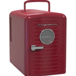 Frigidaire® 9-Can Mini Fridge Cooler with Crocodile Door, Red, EFMIS181-REDCROC