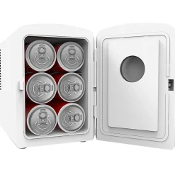 Frigidaire® 9-Can Mini Fridge Cooler with Crocodile Door, White, EFMIS181-WHTCROC