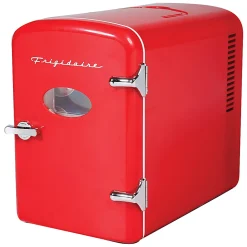 Frigidaire® 9-Can 48-Watt Portable Retro Mini Refrigerator, Red, EFMIS175-RED