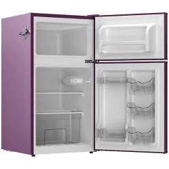 Frigidaire® 3.1-cu. ft 2-Door Retro Bar Refrigerator with Side Bottle Opener, Plum, EFR925-PLUM