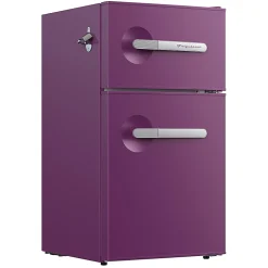 Frigidaire® 3.1-cu. ft 2-Door Retro Bar Refrigerator with Side Bottle Opener, Plum, EFR925-PLUM