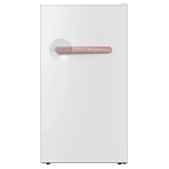 Frigidaire® 3.2-cu. ft. Retro Bar Refrigerator with Side Bottle Opener, White/Rose Gold, EFR397-RGWHITE