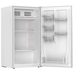 Frigidaire® 3.2-cu. ft. Retro Bar Refrigerator with Side Bottle Opener, White/Rose Gold, EFR397-RGWHITE