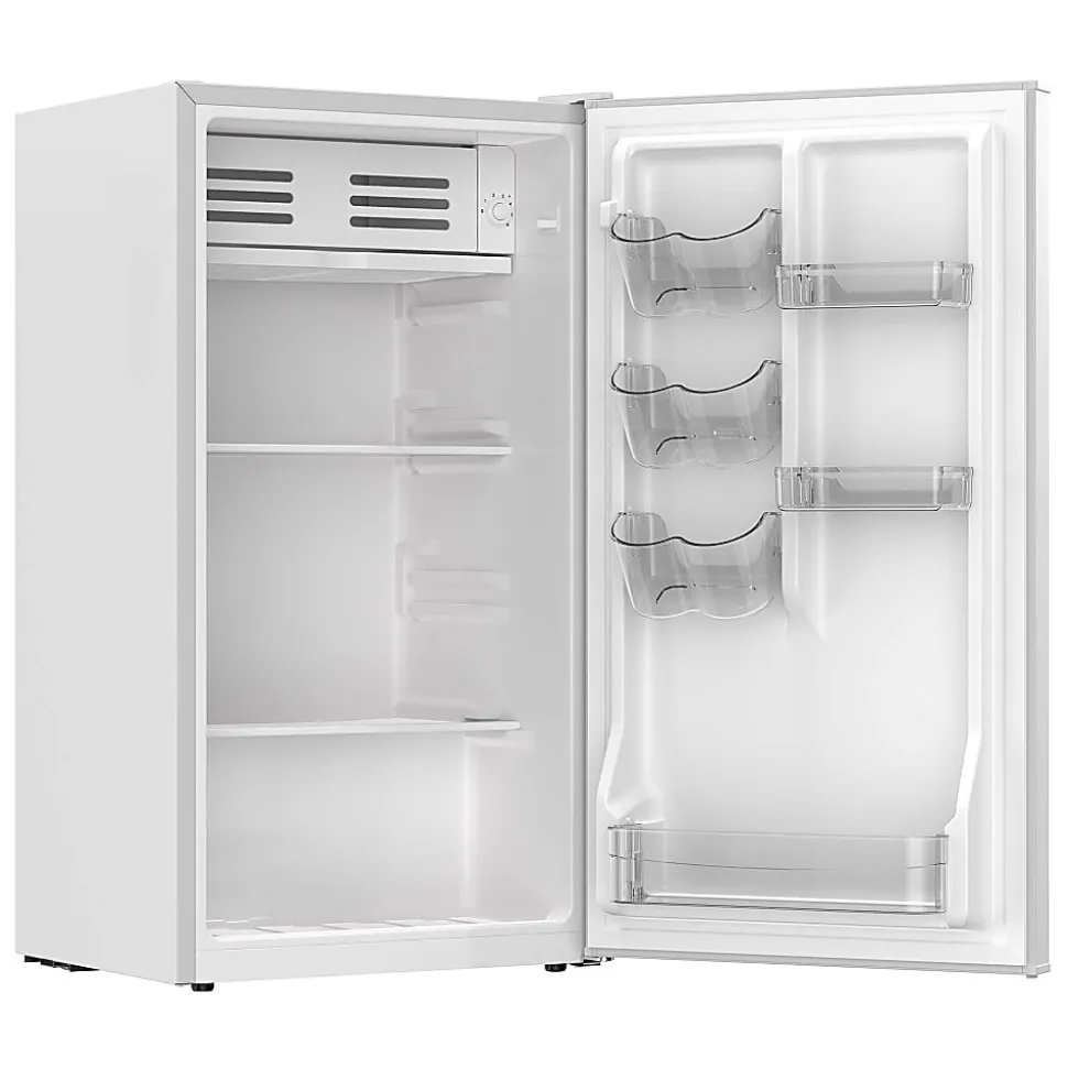 Frigidaire® 3.2-cu. ft. Retro Bar Refrigerator with Side Bottle Opener, White/Rose Gold, EFR397-RGWHITE