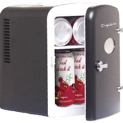 Frigidaire 0.5 Cu Ft Retro Portable Mini Refrigerator, Black