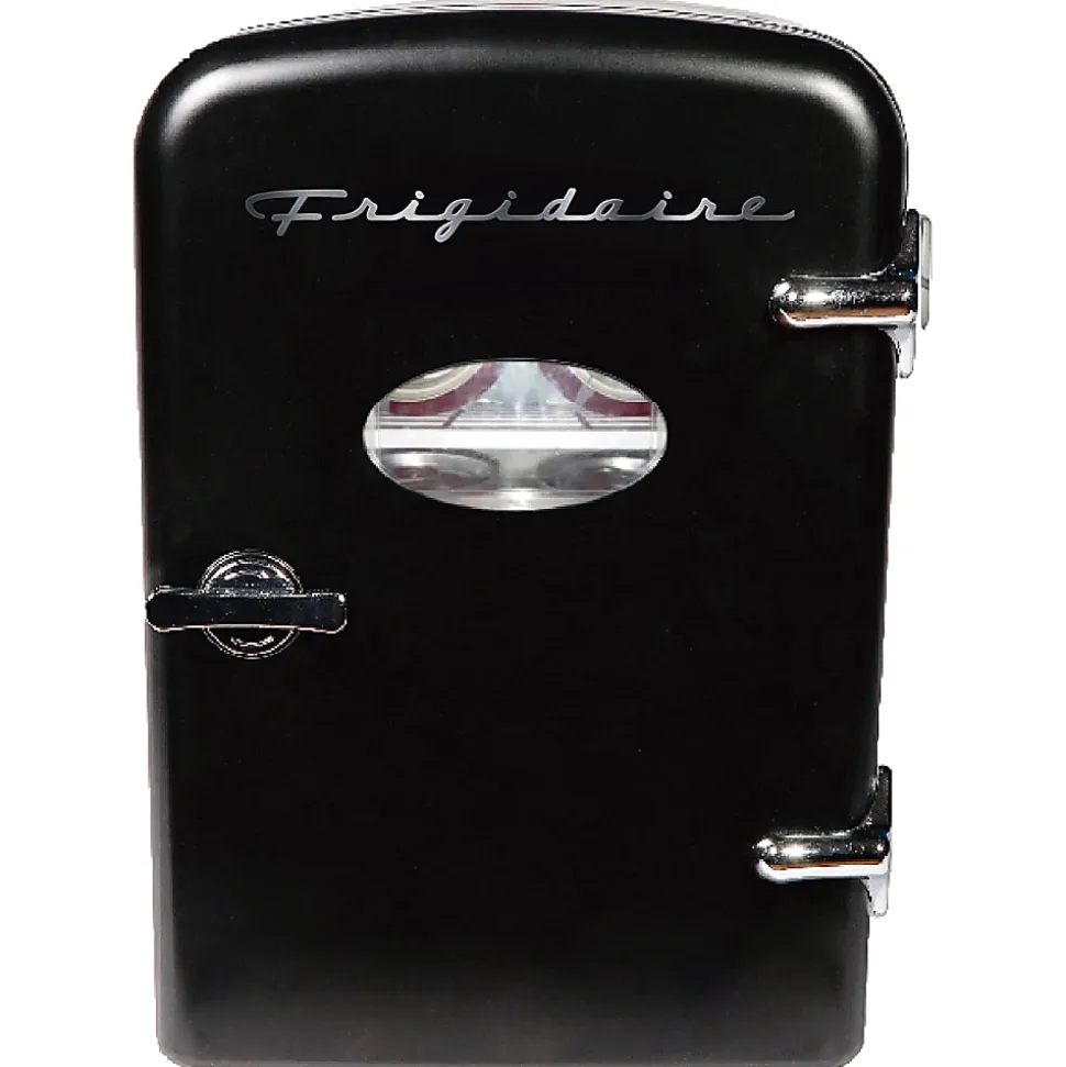 Frigidaire 0.5 Cu Ft Retro Portable Mini Refrigerator, Black