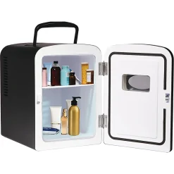 Frigidaire 0.5 Cu Ft Retro Portable Mini Refrigerator, Black