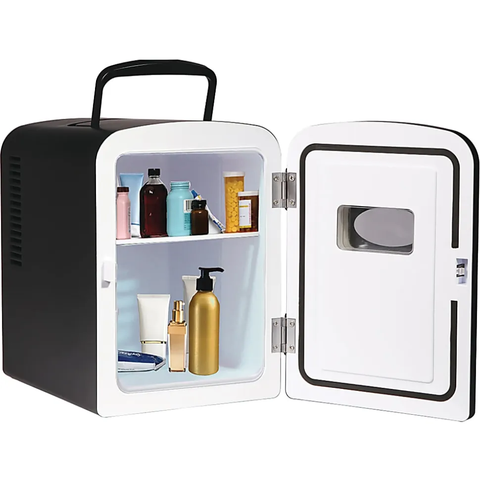 Frigidaire 0.5 Cu Ft Retro Portable Mini Refrigerator, Black