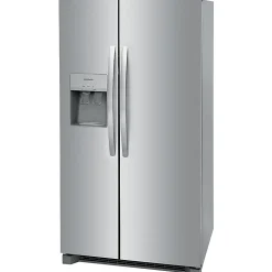 Frigidaire 25.6 Cu. Ft. 36'' Standard Depth Side by Side Refrigerator - 25.60 ft³ - Auto-defrost - Side by Side - FRSS2633AS