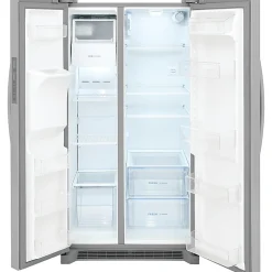 Frigidaire 25.6 Cu. Ft. 36'' Standard Depth Side by Side Refrigerator - 25.60 ft³ - Auto-defrost - Side by Side - FRSS2633AS