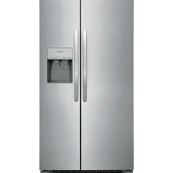 Frigidaire 25.6 Cu. Ft. 36'' Standard Depth Side by Side Refrigerator - 25.60 ft³ - Auto-defrost - Side by Side - FRSS2633AS